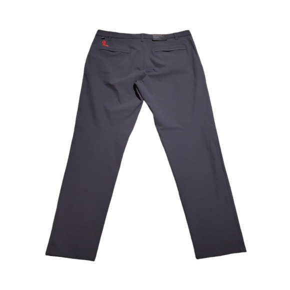 Lululemon Commission Classic Pants Slim Fit Embroidered Ole Miss Men Size 38x34 - Picture 2 of 4